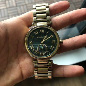 Beautiful Gold and Green Michael Kors Watch